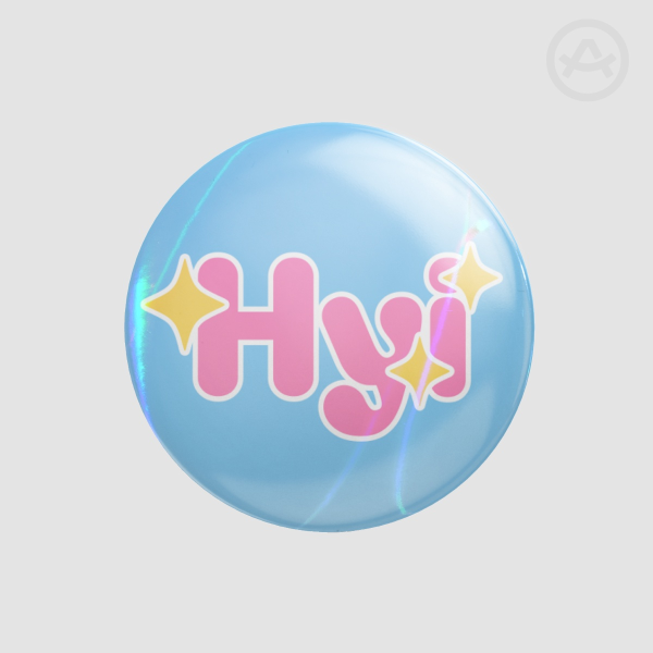 Hyi -button badge