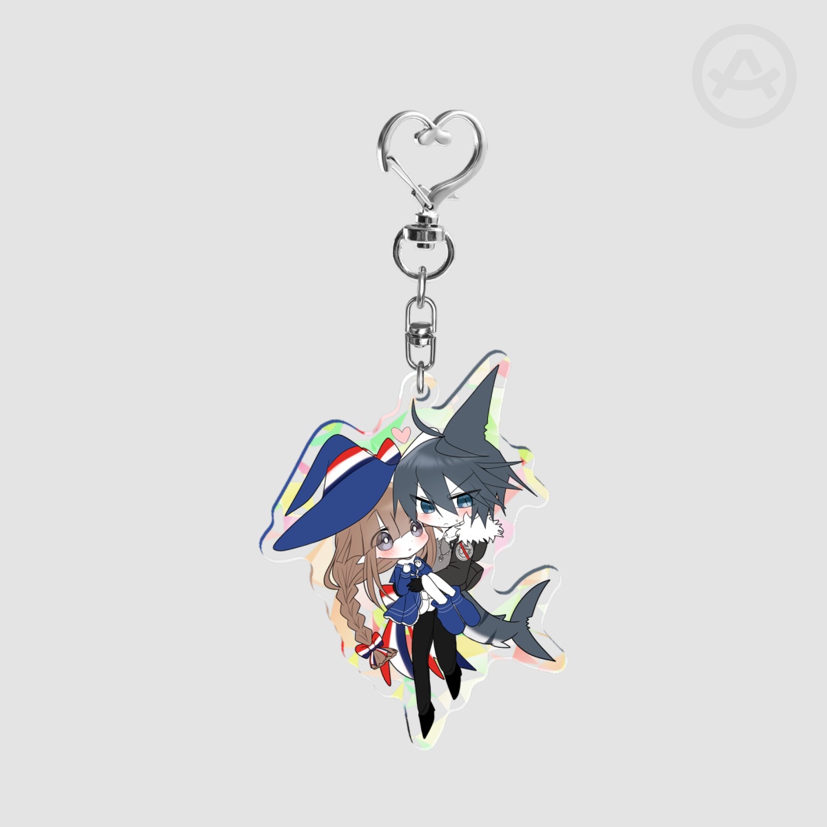 Chibi SameWada - Broken Glass Acrylic Keychains