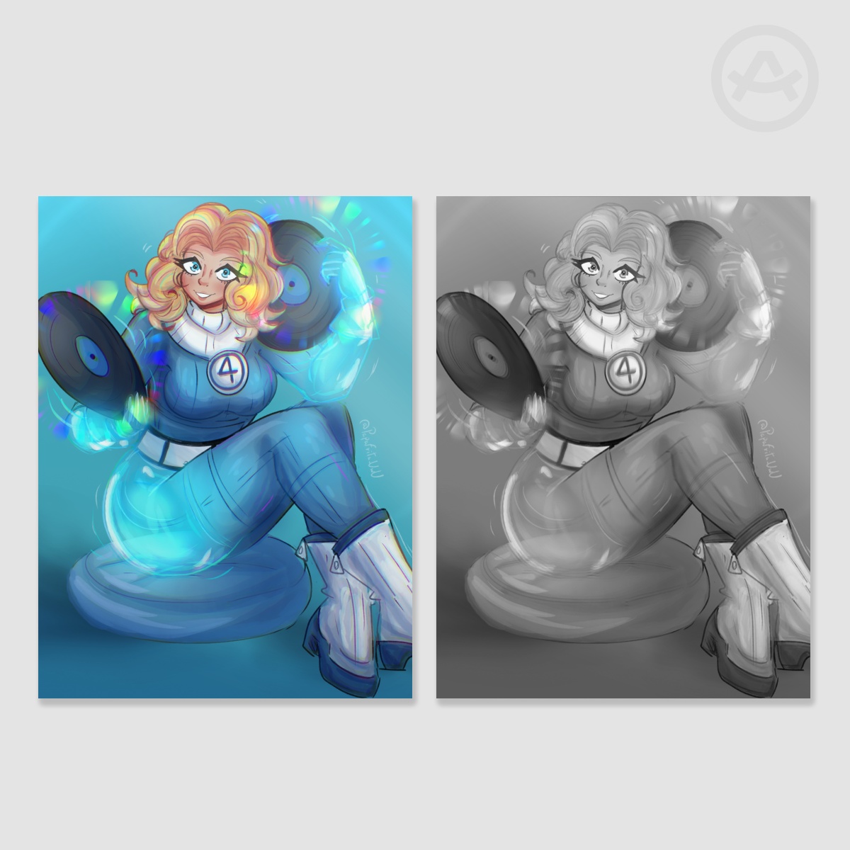 Sue Storm Holographic Photocard