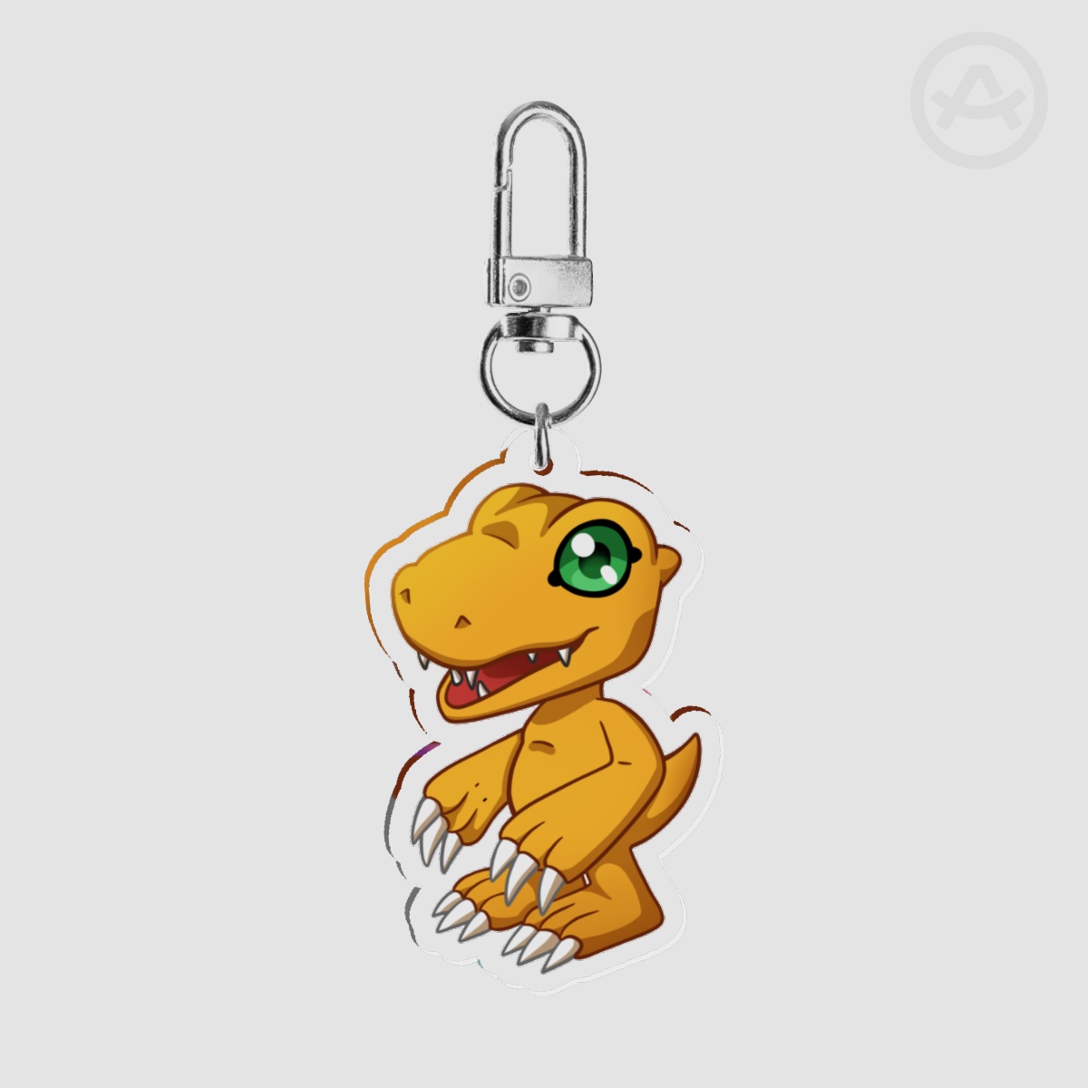 Agumon Digimon Keychain