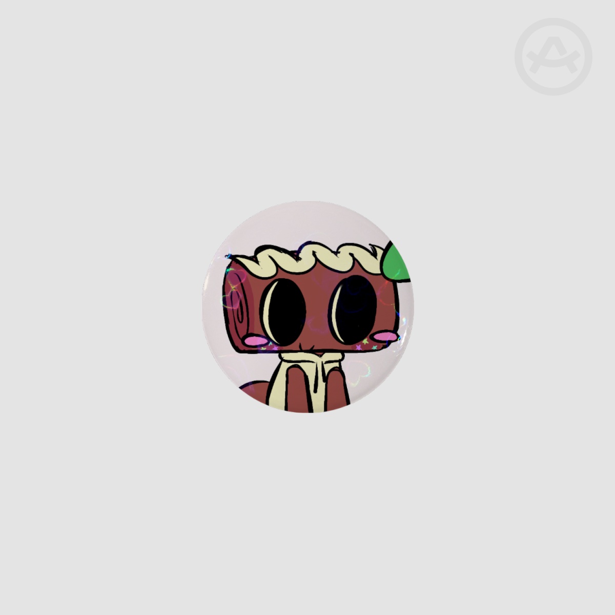 Matching Cosmo Round Badge  (Button Pin)