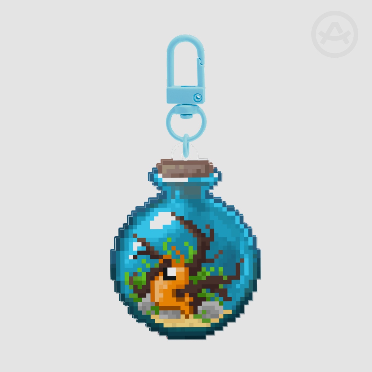Orange Shrimp Potion - Acrylic Keychain