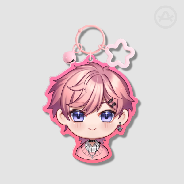[Vtuber] Shxtou Spring Sakura ver. Broken Glass Acrylic Charm