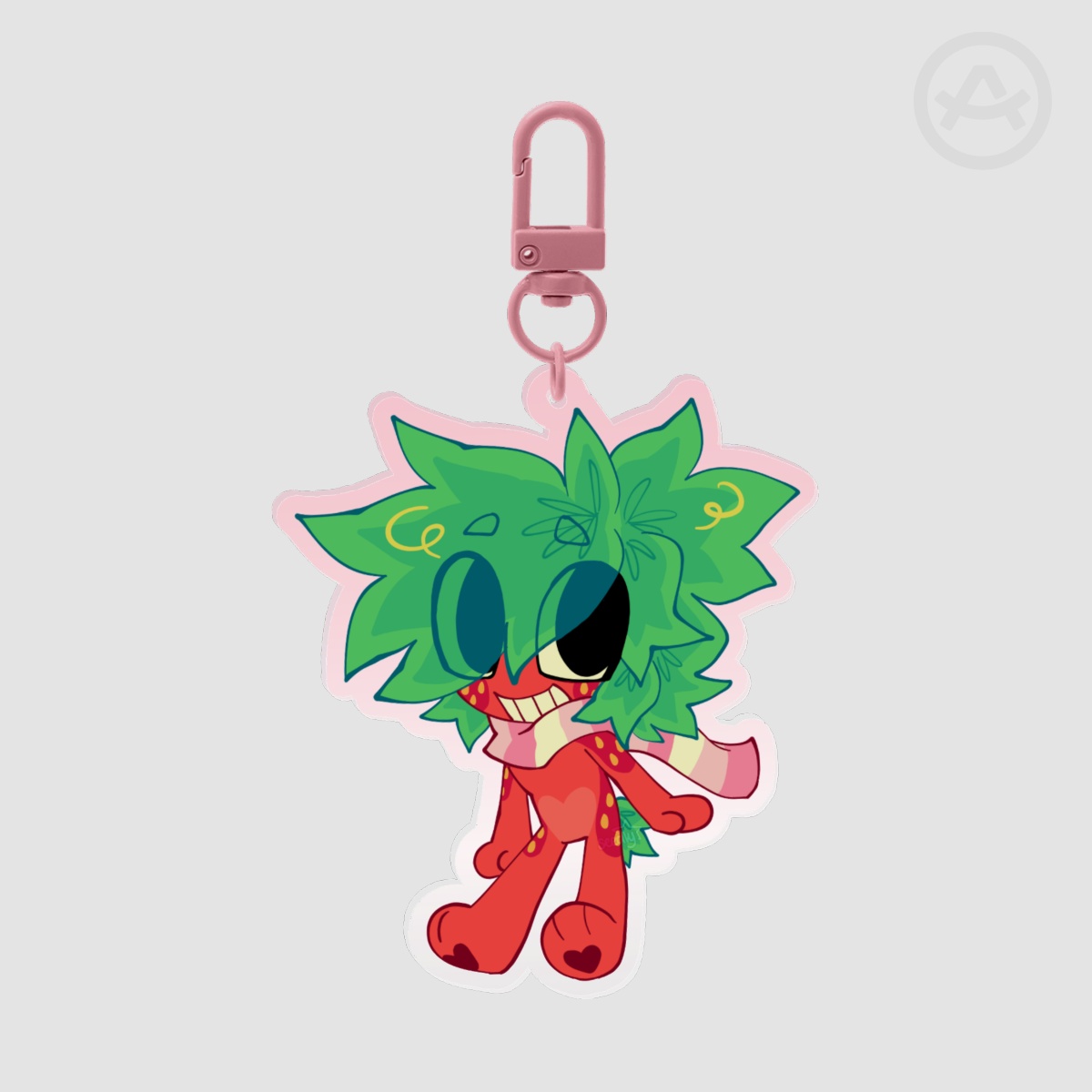 Sprout Seedly Colored Edge Acrylic Keychain