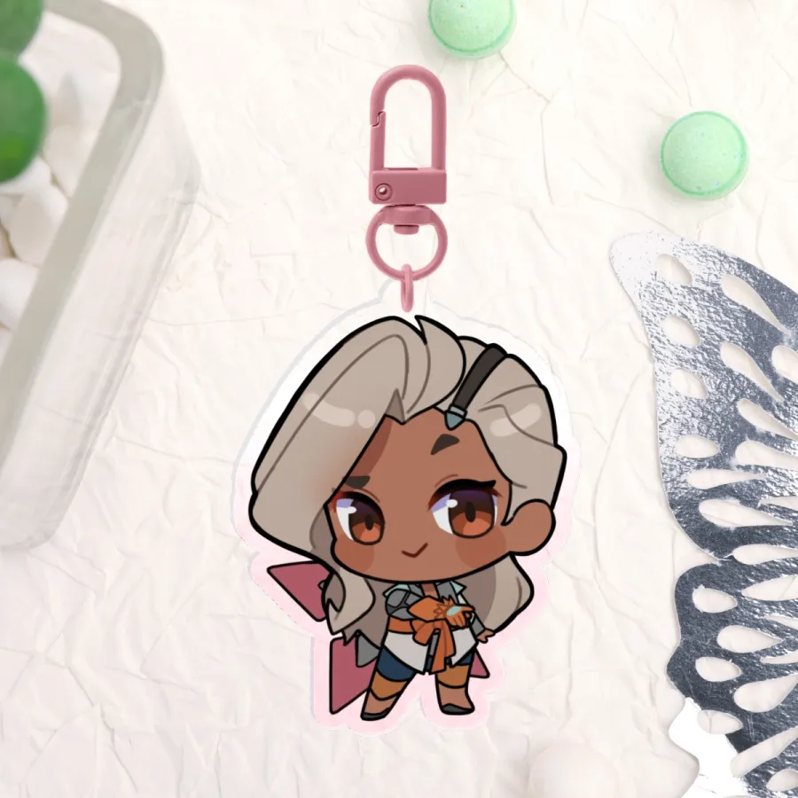 Lifeweaver Colored Edge Acrylic Keychains