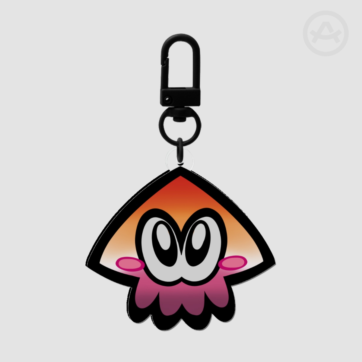 Lesbian Squid Keychain