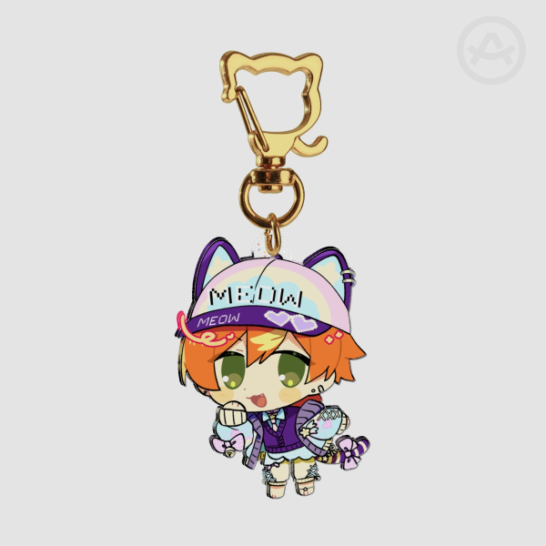 Meow Akito Keychain