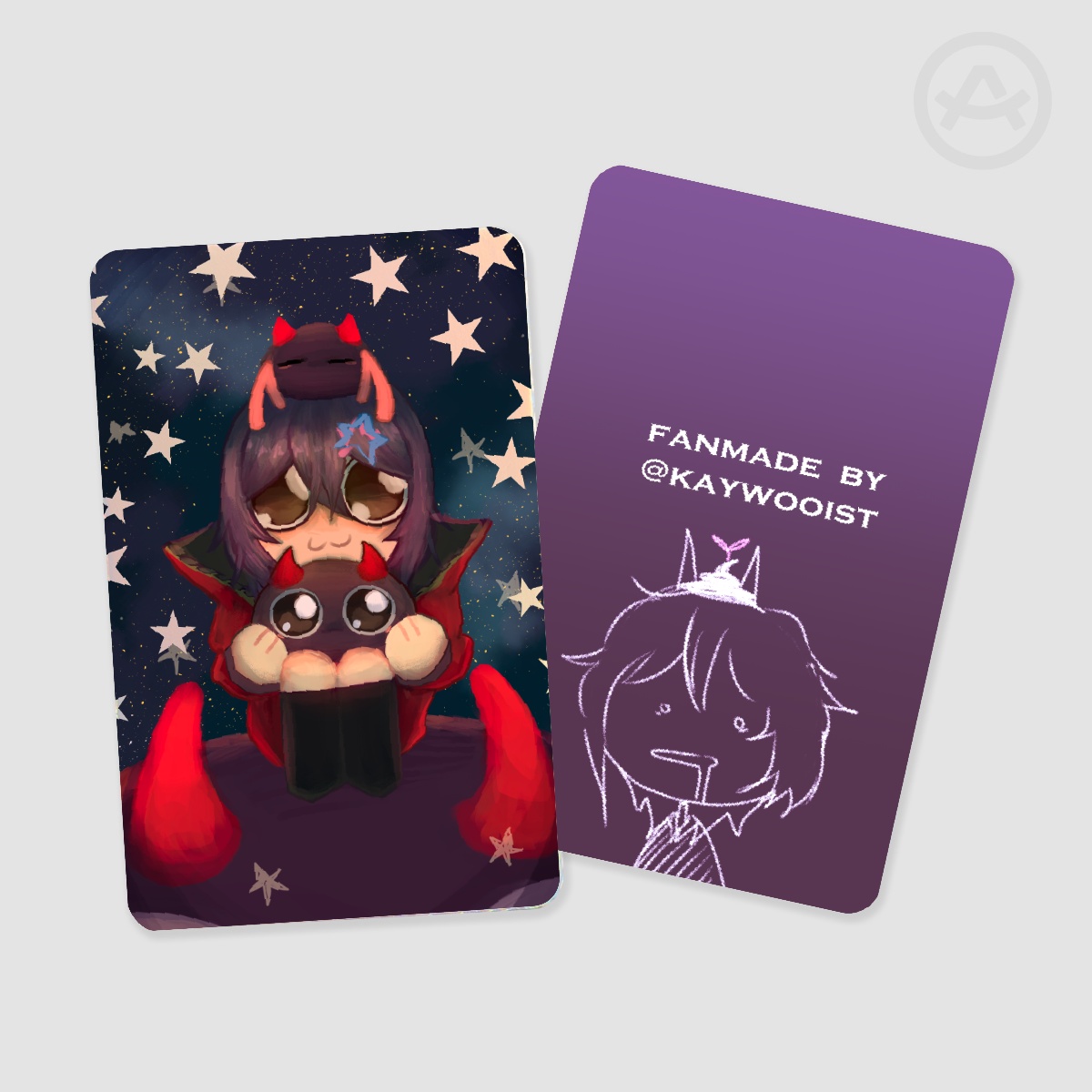 Numi and Noomba photocard