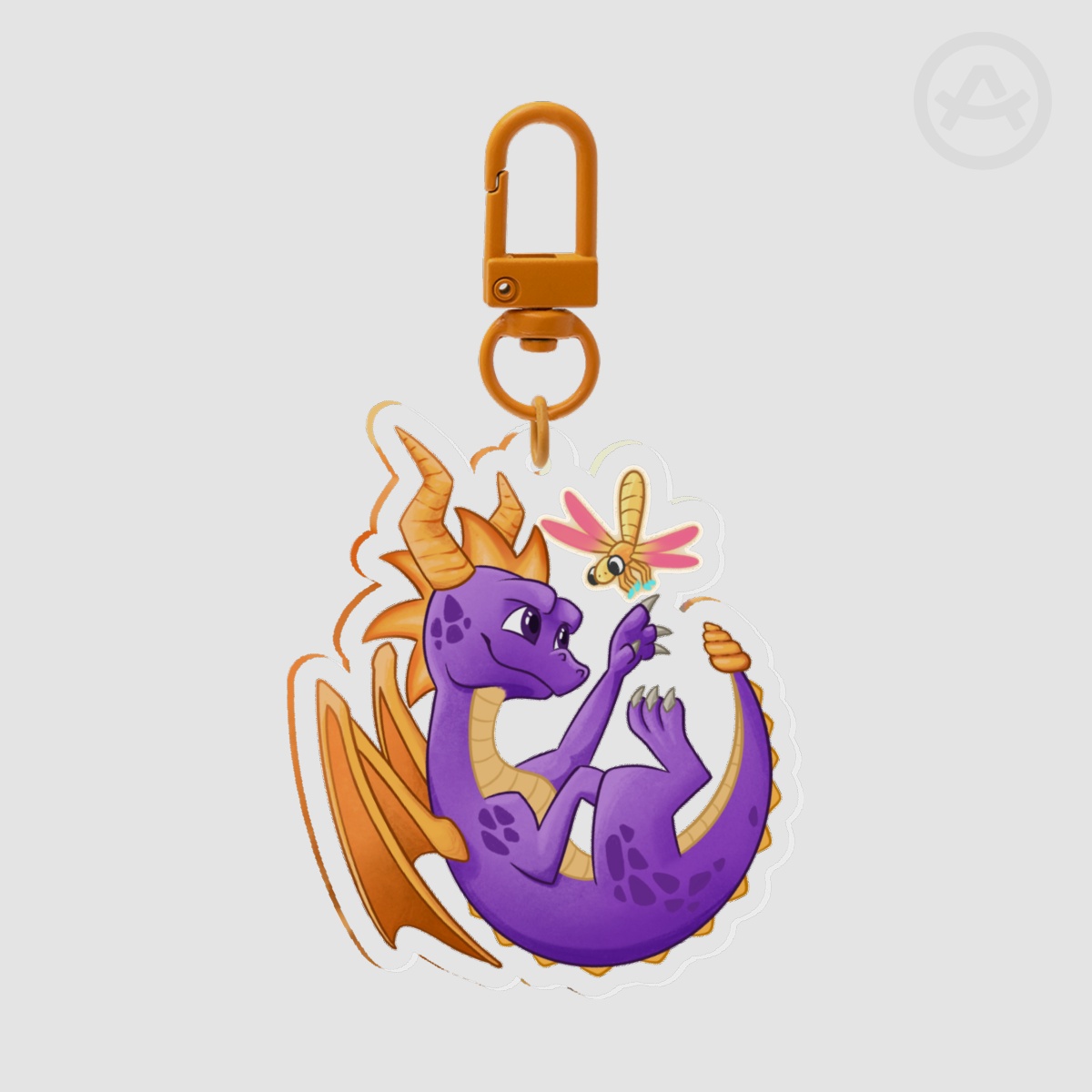 Spyro the Dragon Acrylic Keychain