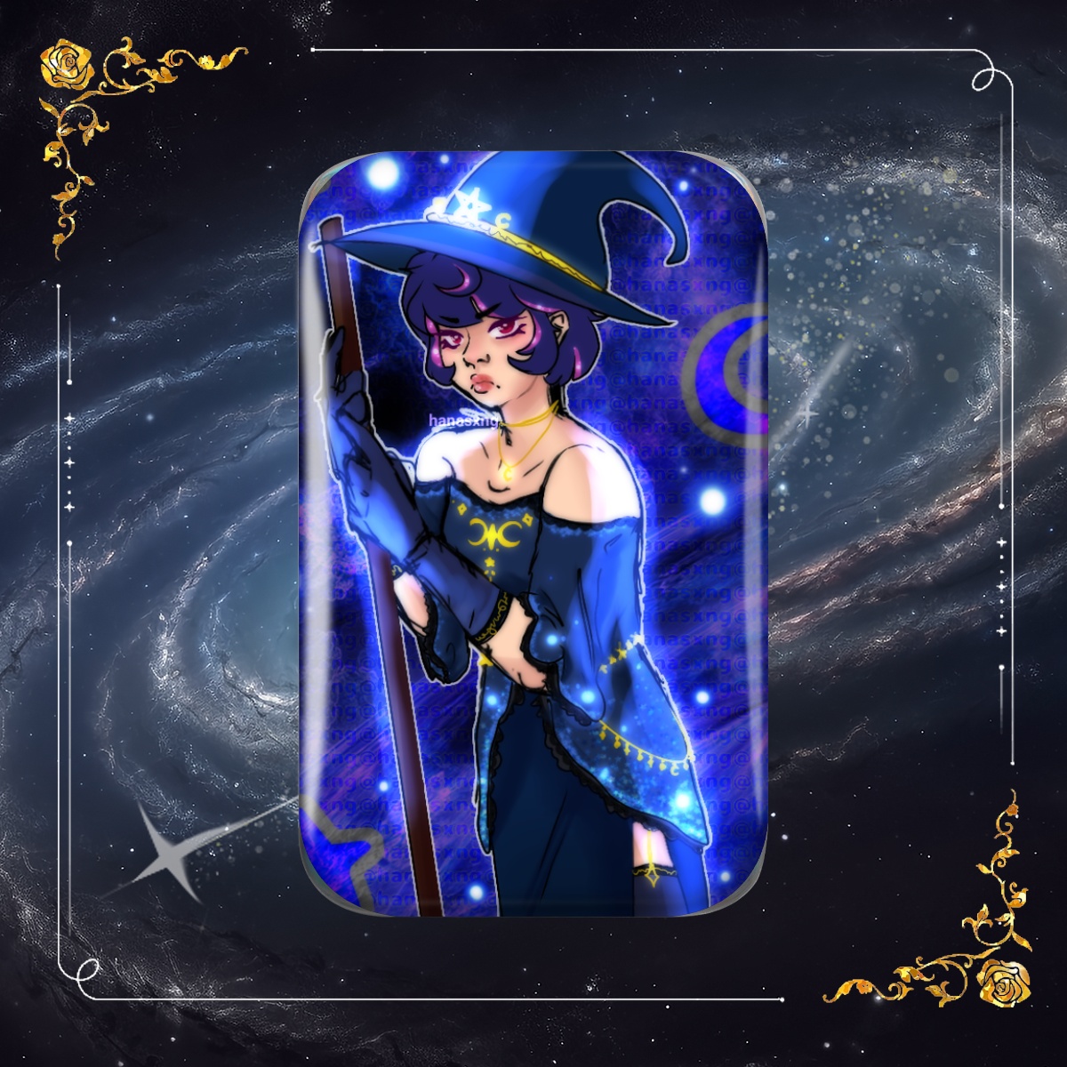 Juno Holographic Rectangular Badges