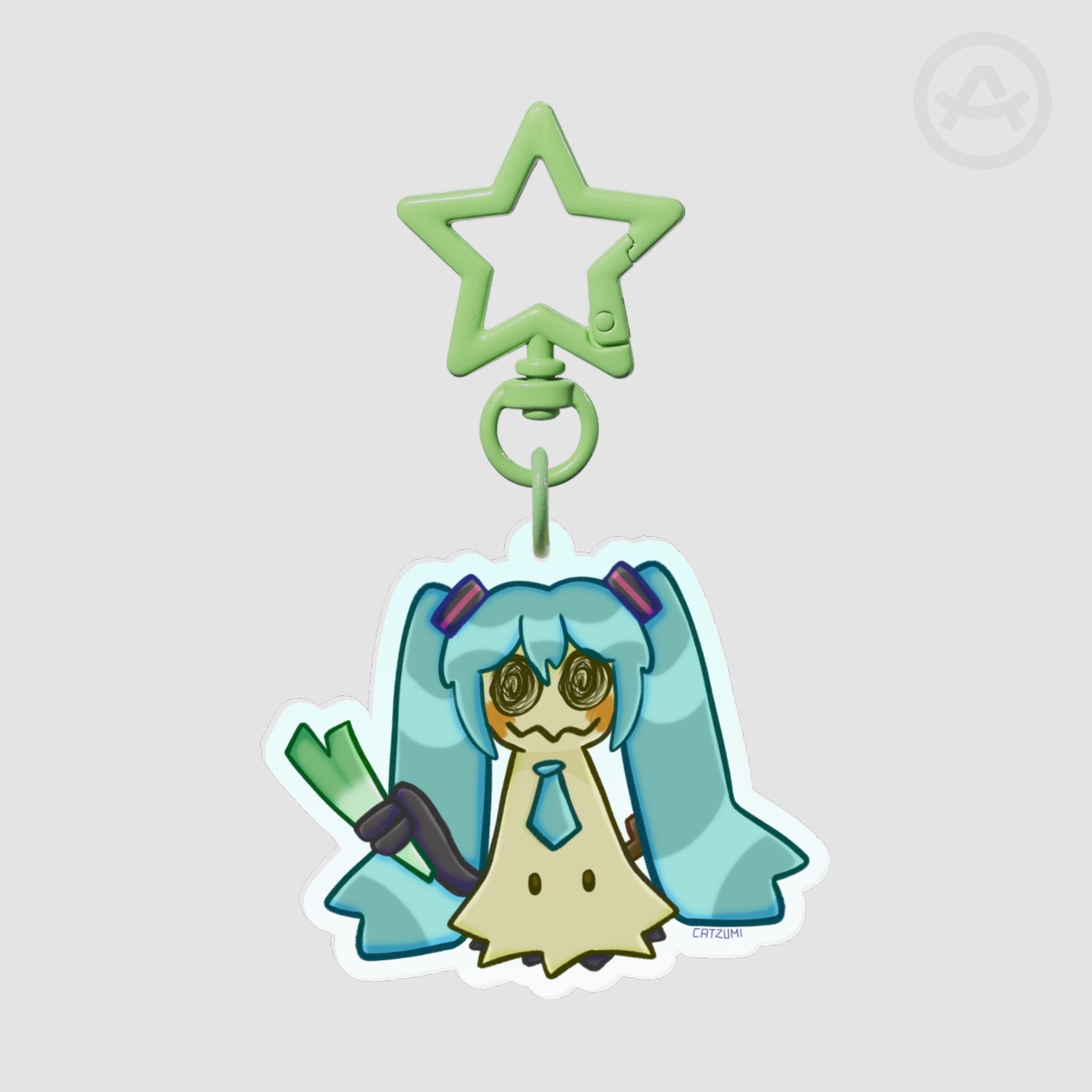 Mimiku I Colored Edge Acrylic Keychain