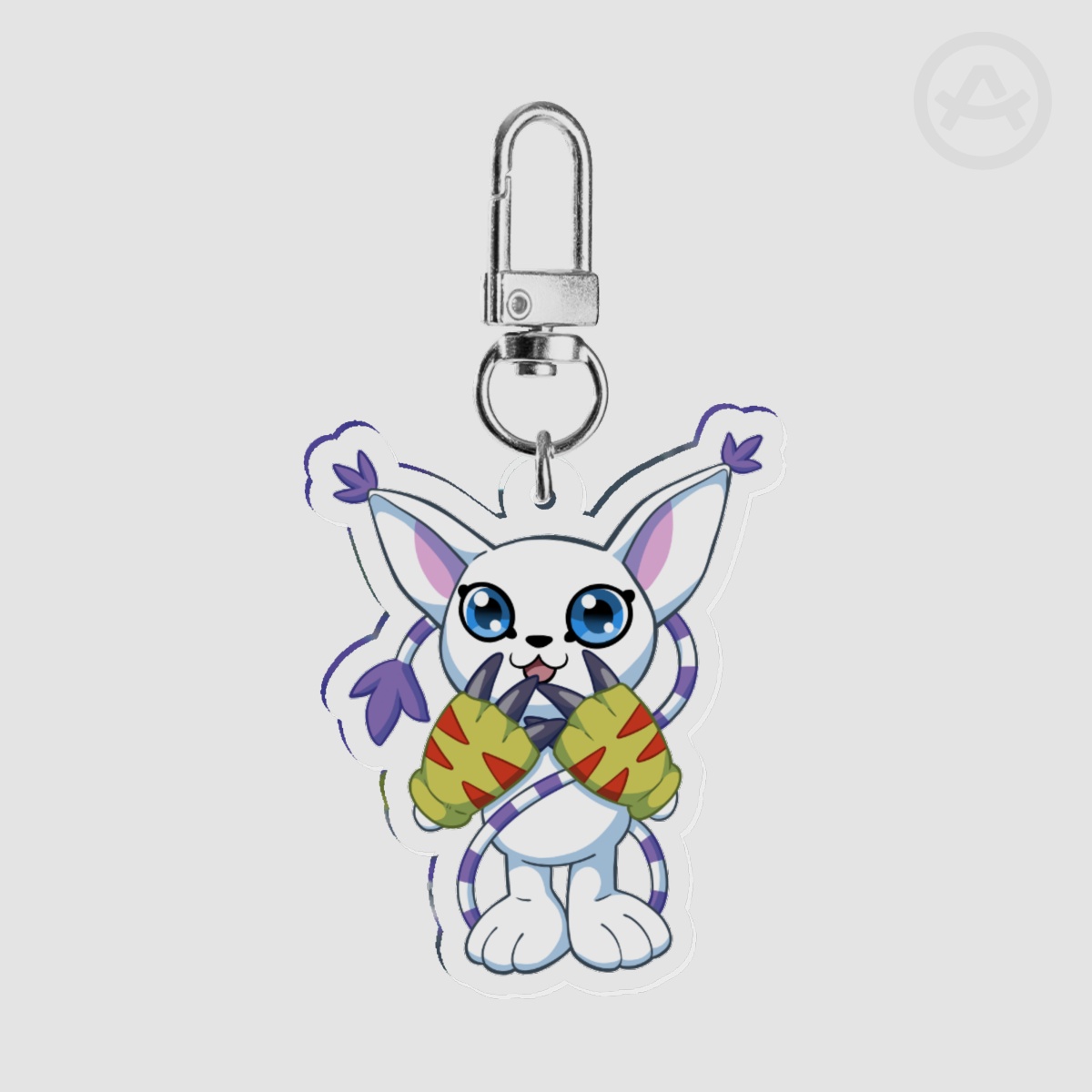 Tailmon Digimon Keychain