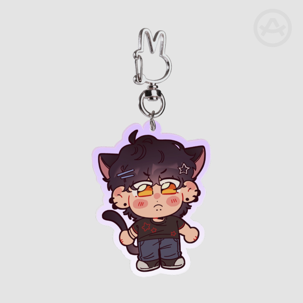 Kitty Riku Keychain