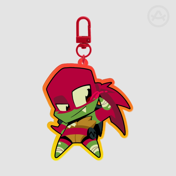 ROTTMNT Raph keychain