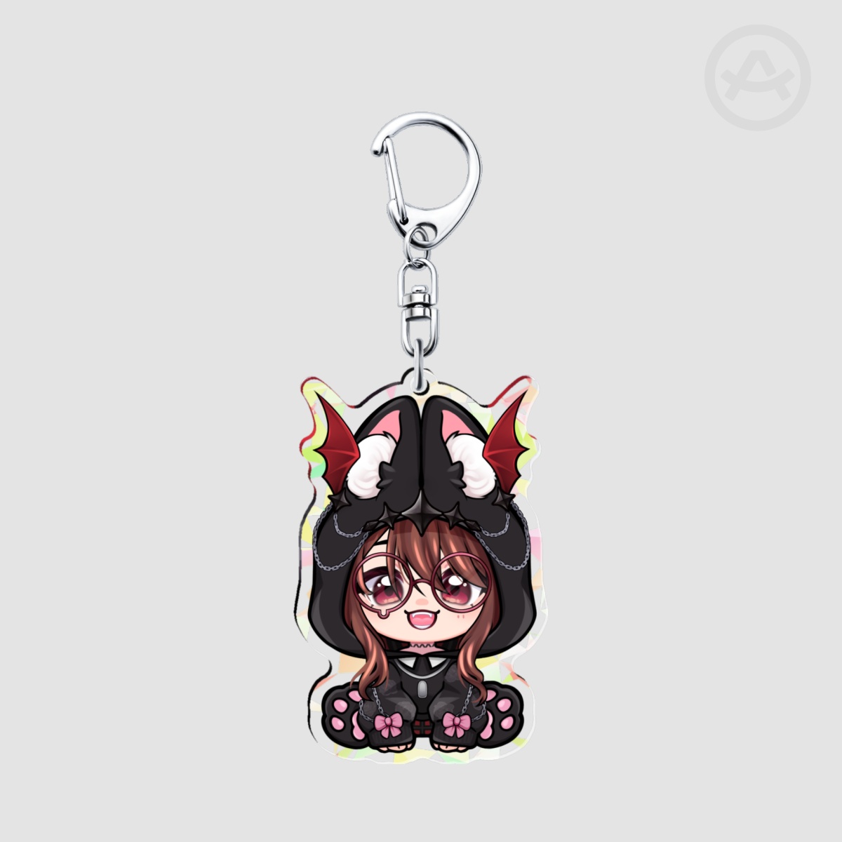 Elfie Broken Glass Acrylic Keychains