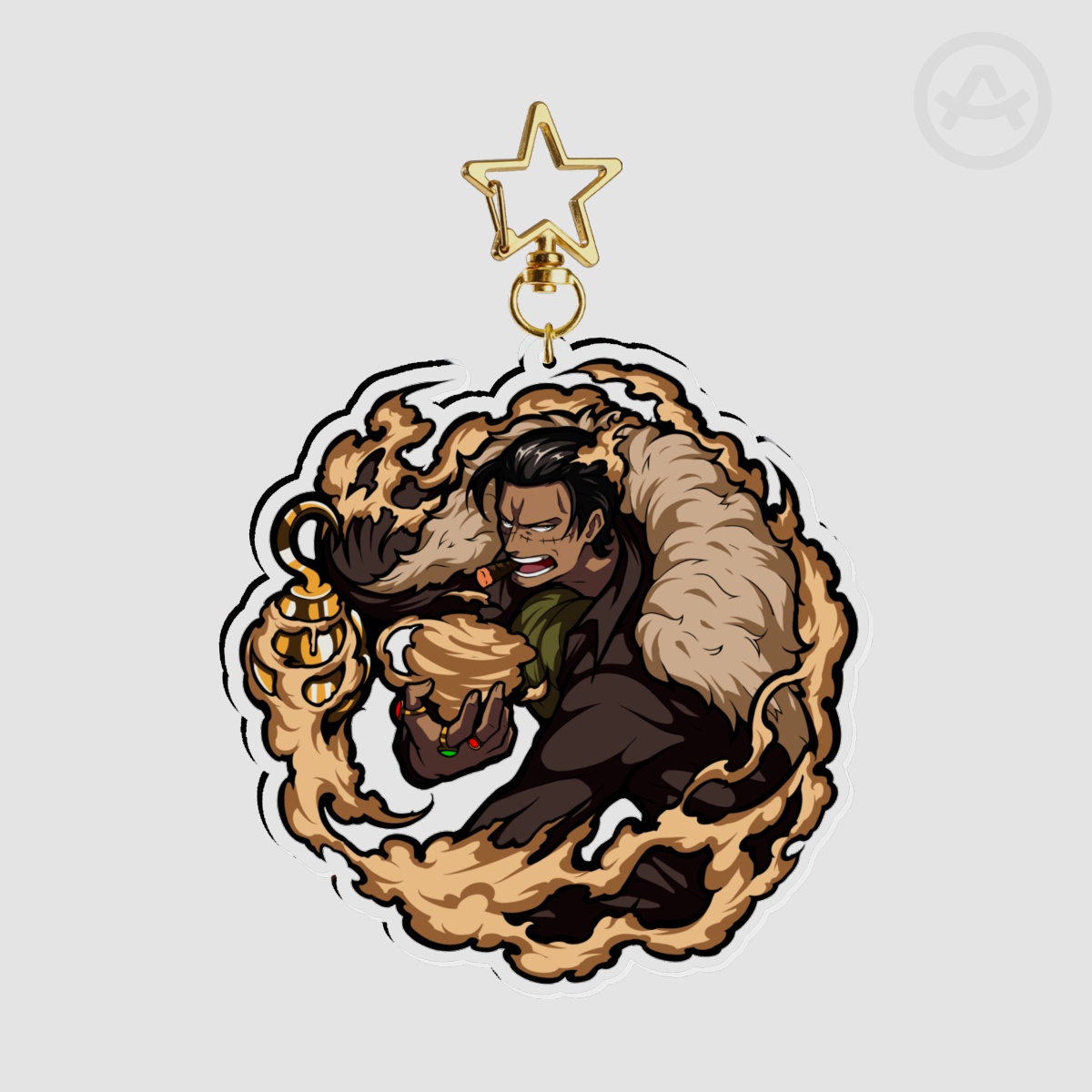 Sir Crocodile Acrylic Keychain