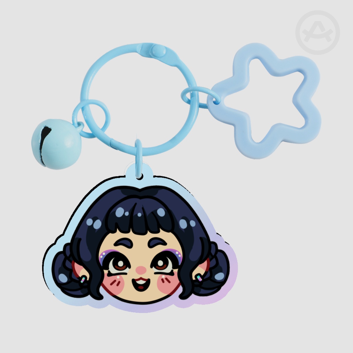 KPDH ZOEY Rainbow Acrylic Keychains