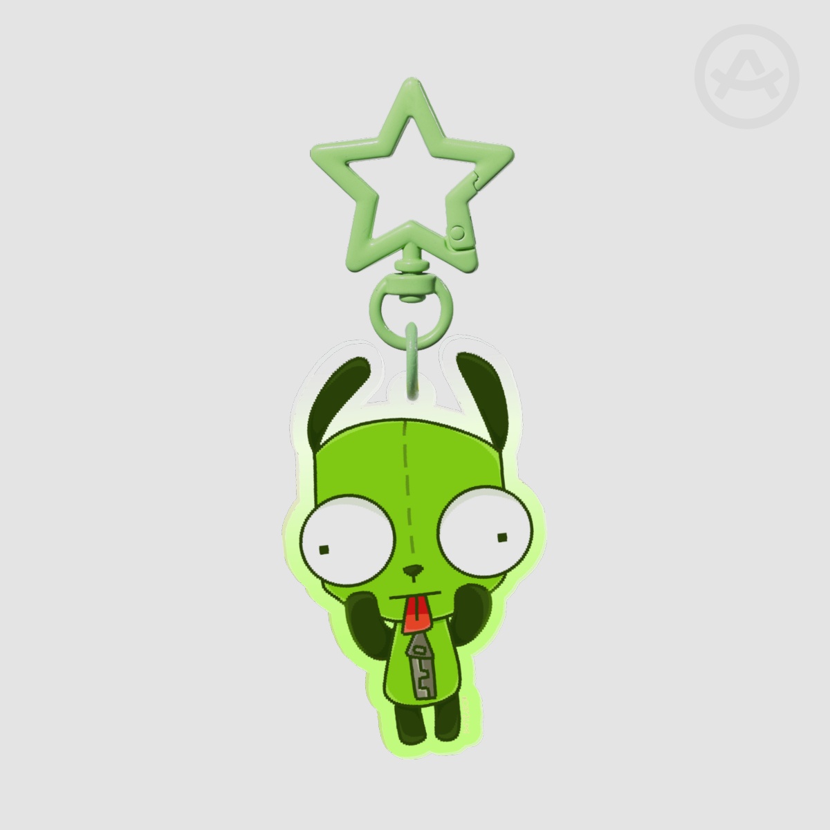 Gir I Colored Edge Acrylic Keychain