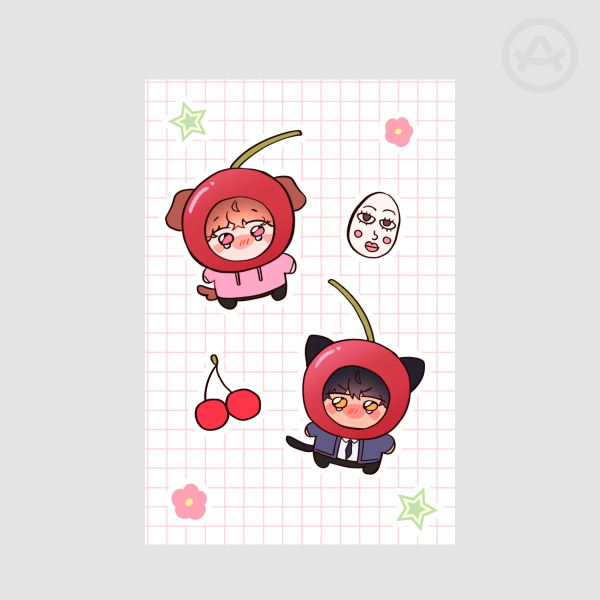 Chewwy & Wiku Matte Sticker Sheet