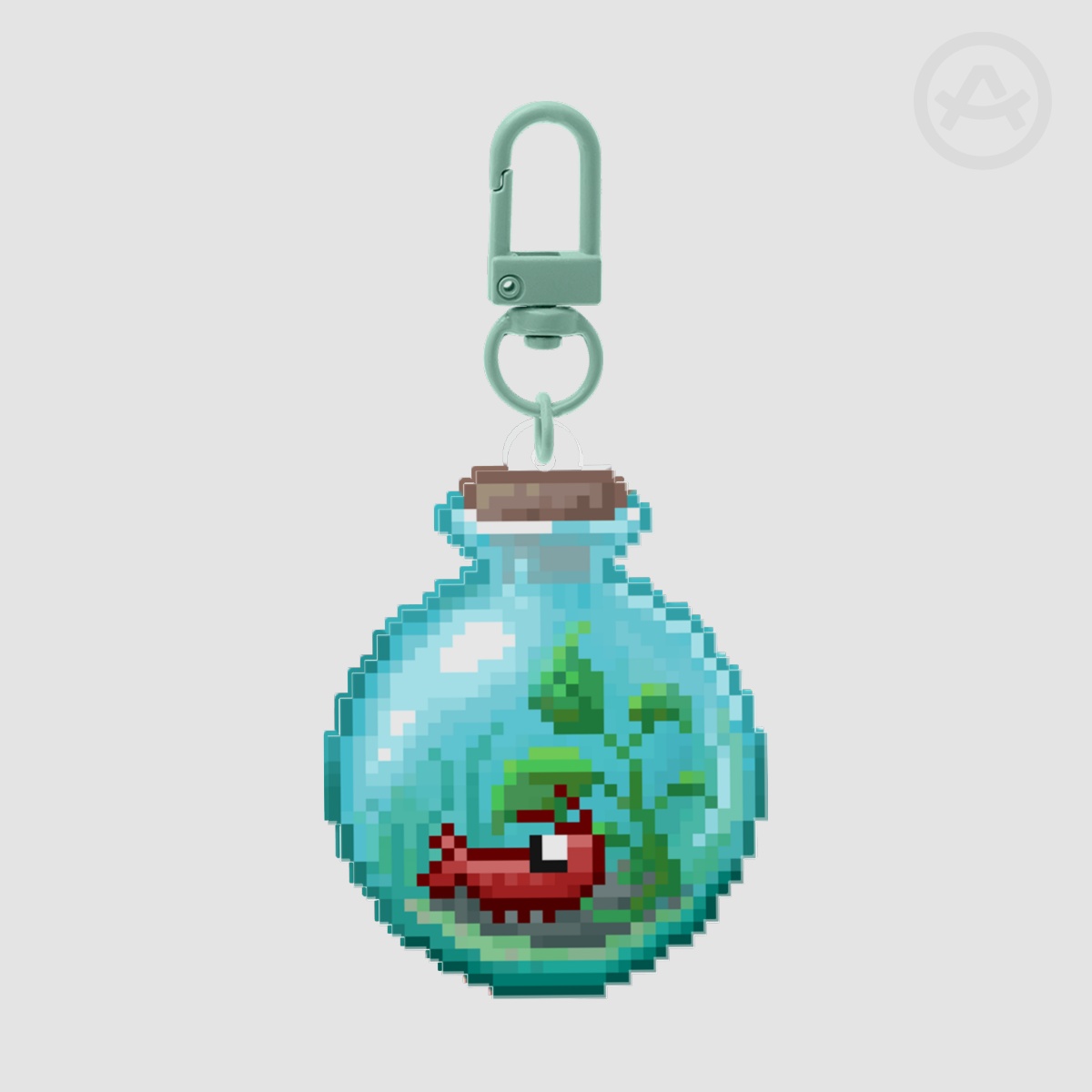 Red Shrimp Potion - Acrylic Keychain