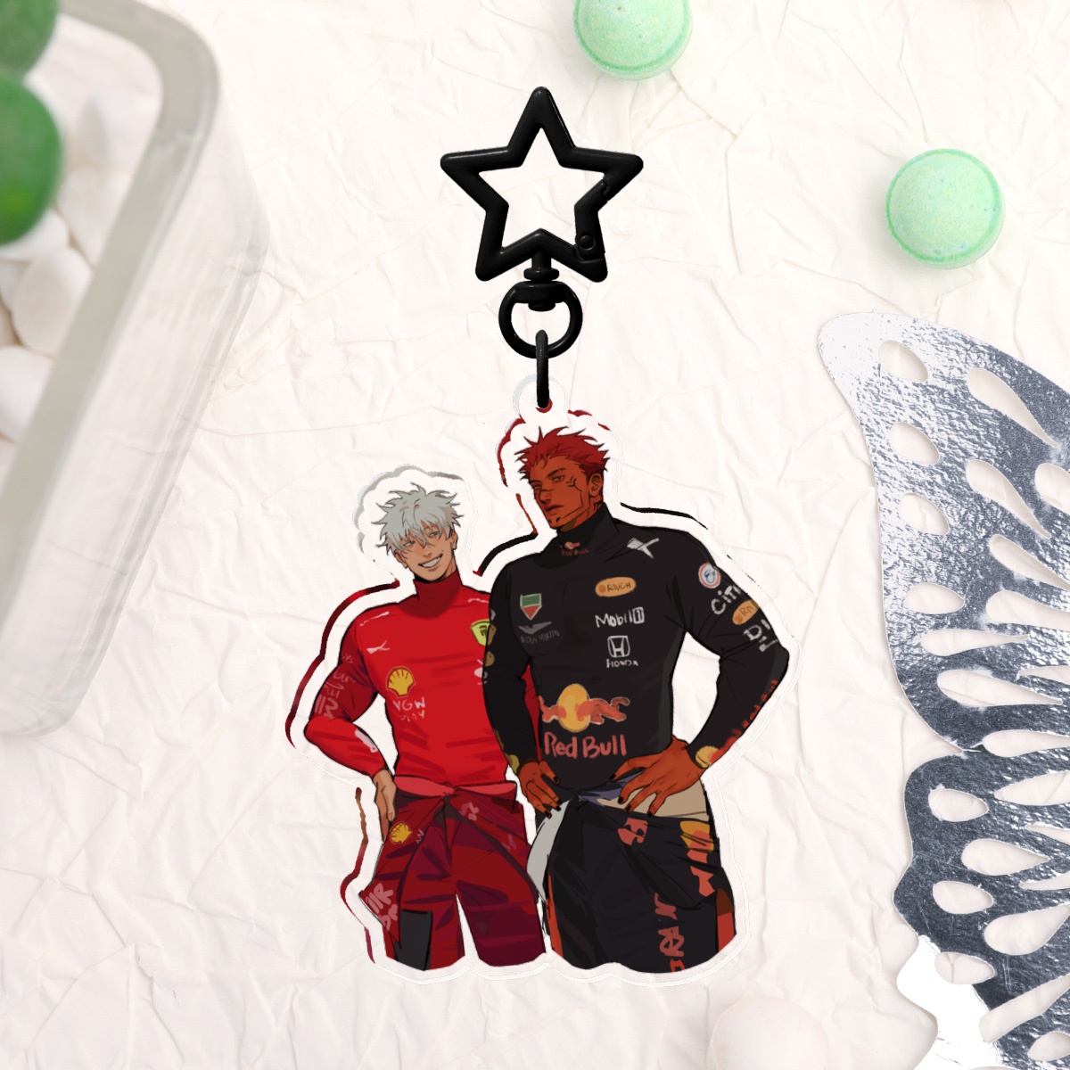 F1 SukuGo Clear Acrylic Keychain