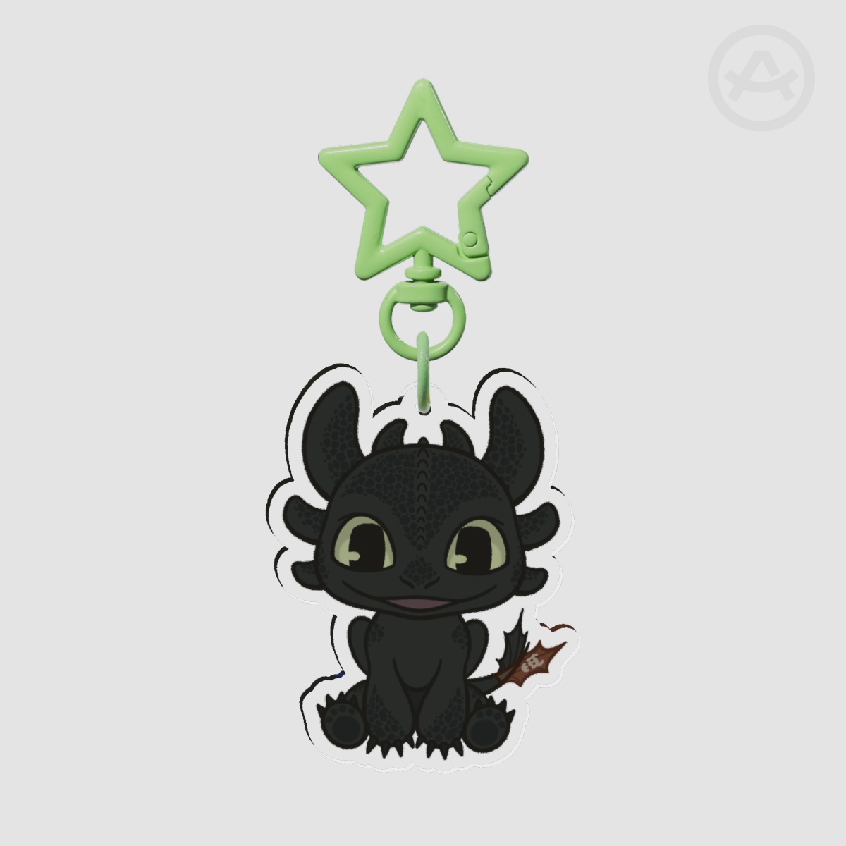 Chibi HTTYD Toothless Acrylic Keychains