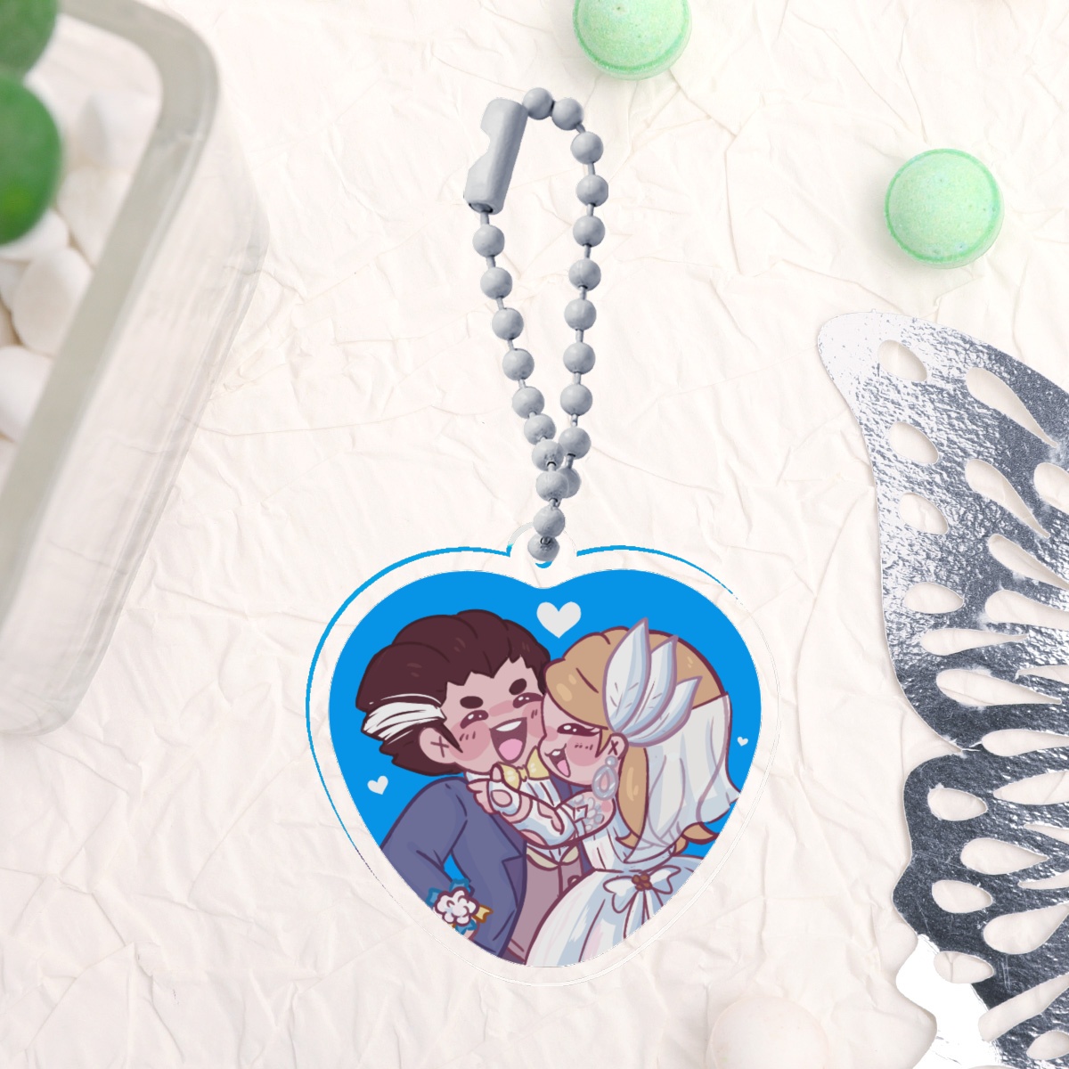Fantastic Wedding Tiny Keychain