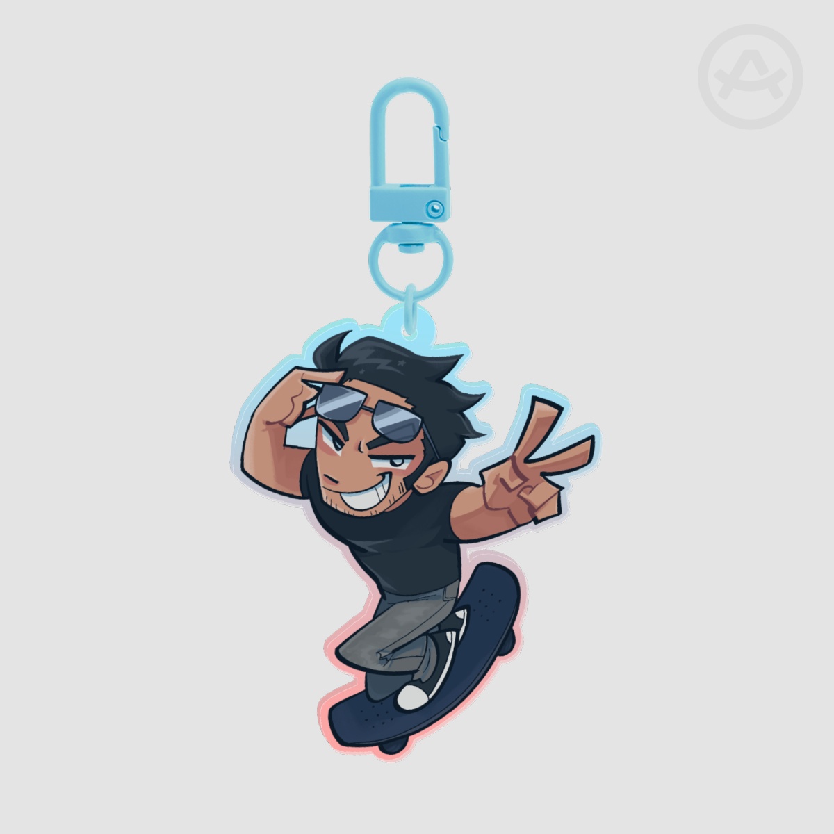 Lucas Acrylic Keychain