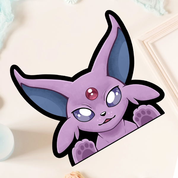 Espeon Peeker Sticker