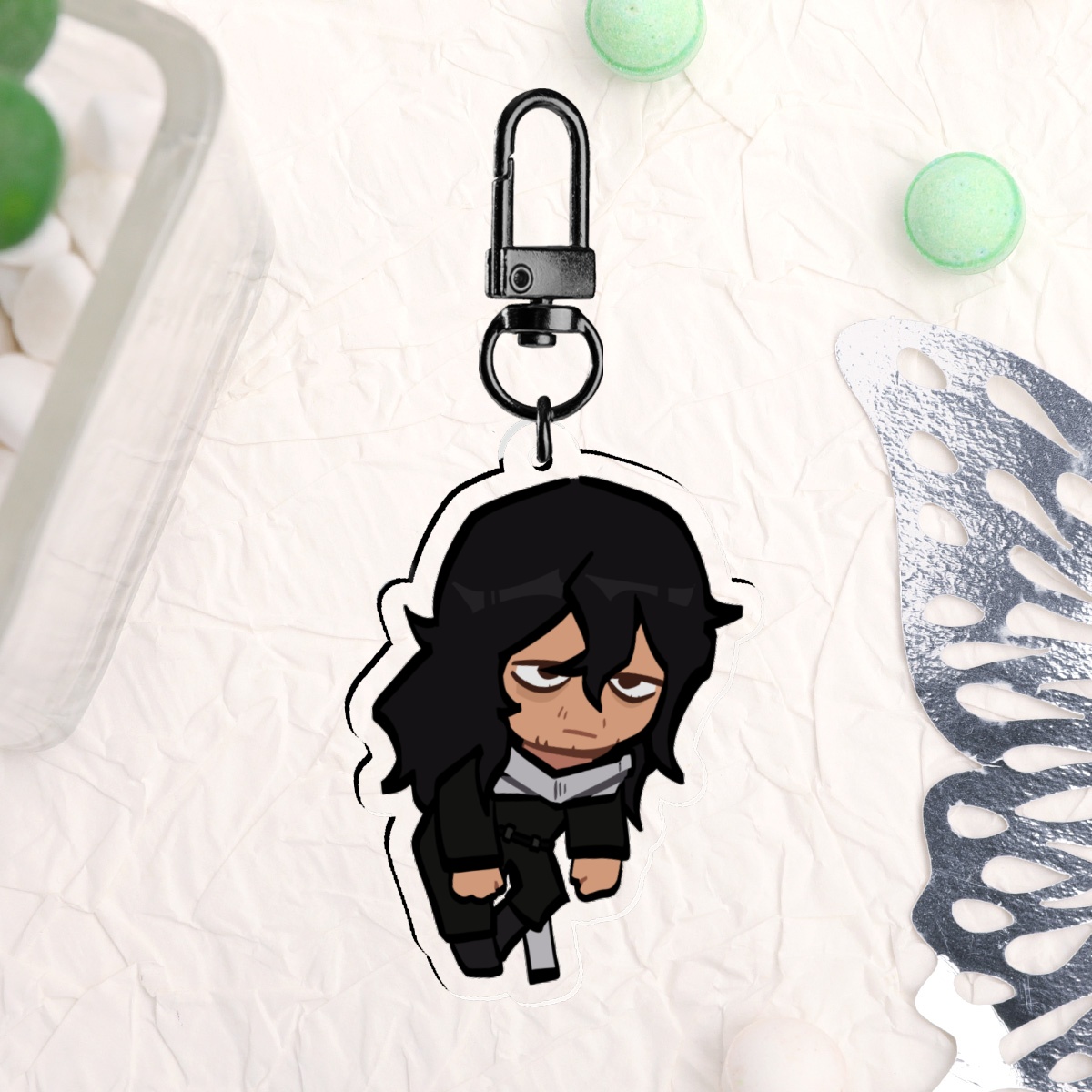 Dangling Aizawa Keychain
