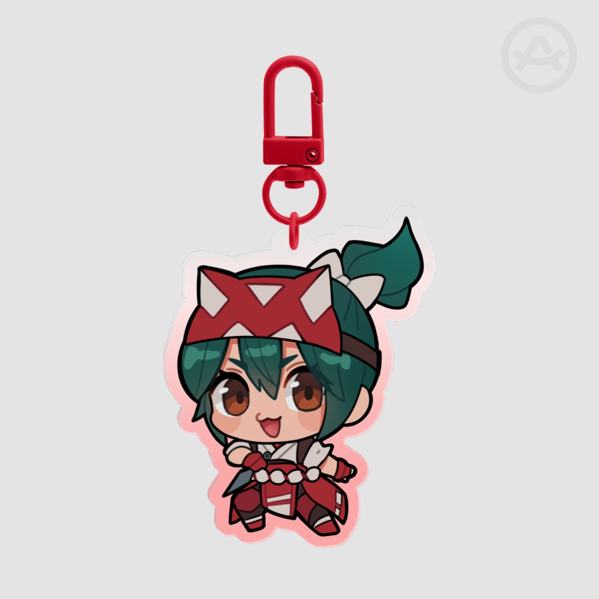 Kiriko Colored Edge Acrylic Keychains