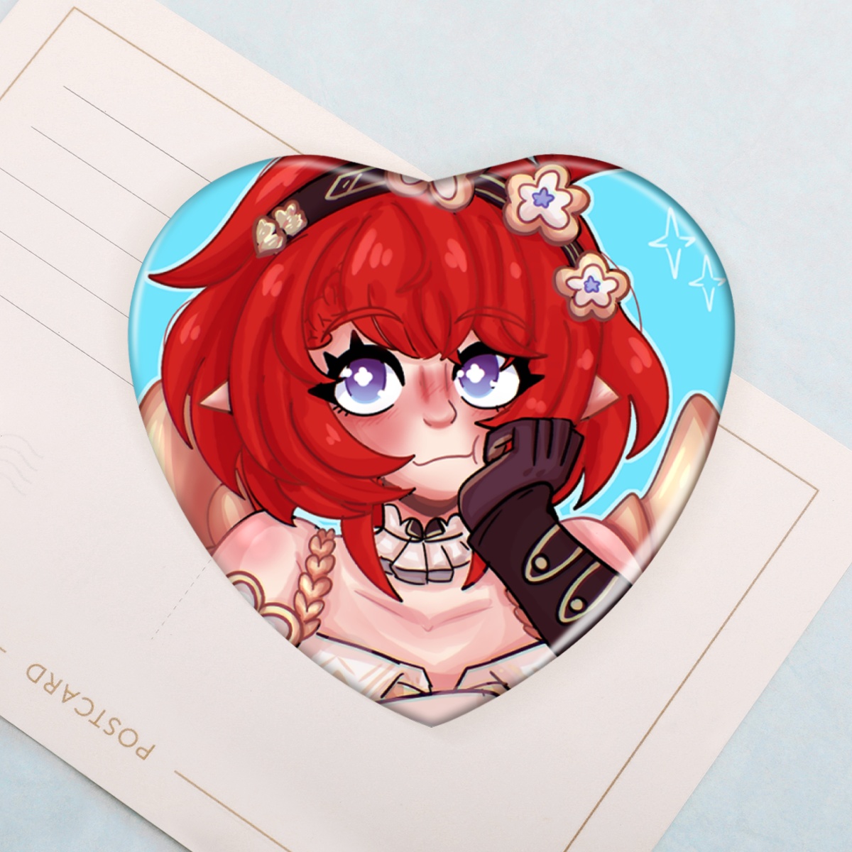 Tribbie Heart Pin