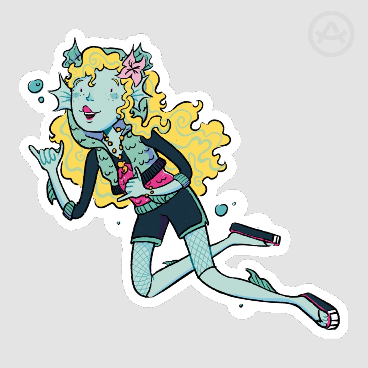 Lagoona Blue Sticker