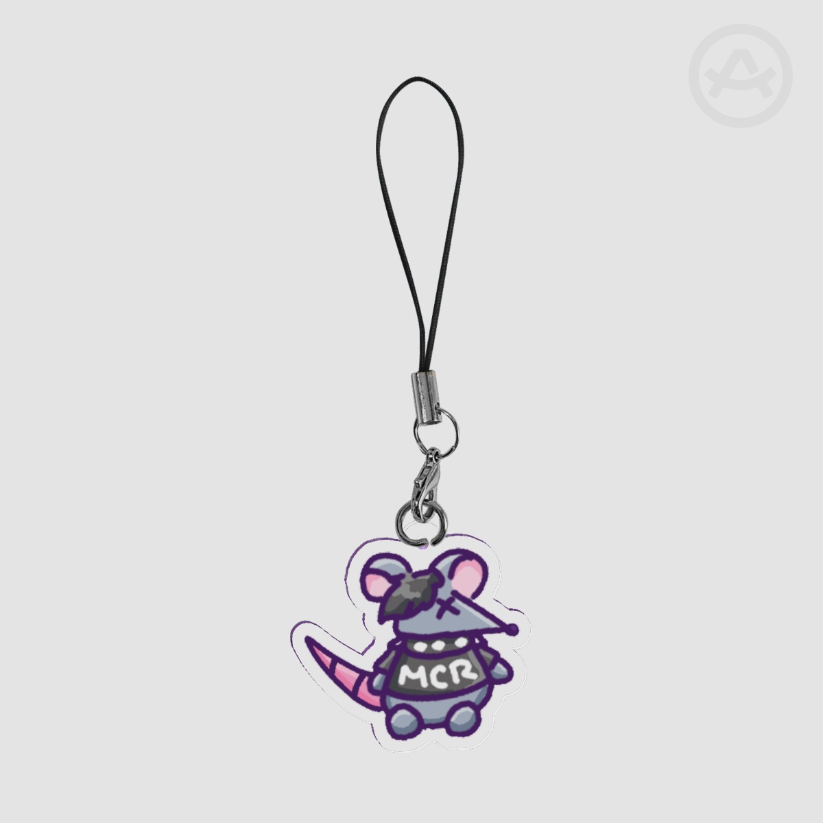 MCR Rat I Clear Acrylic Phonecharm