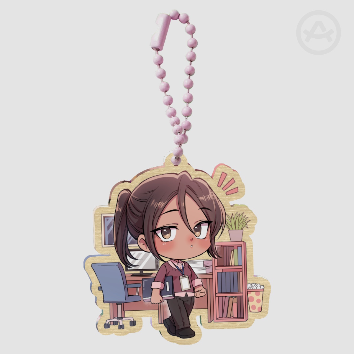 [MBDHAF] Maya Riana - Wood Keychain