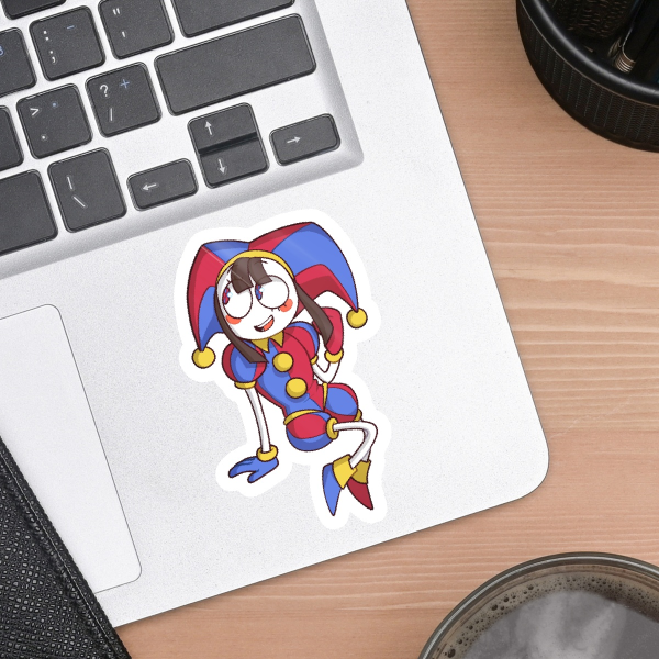 Pomni Glossy Sticker 