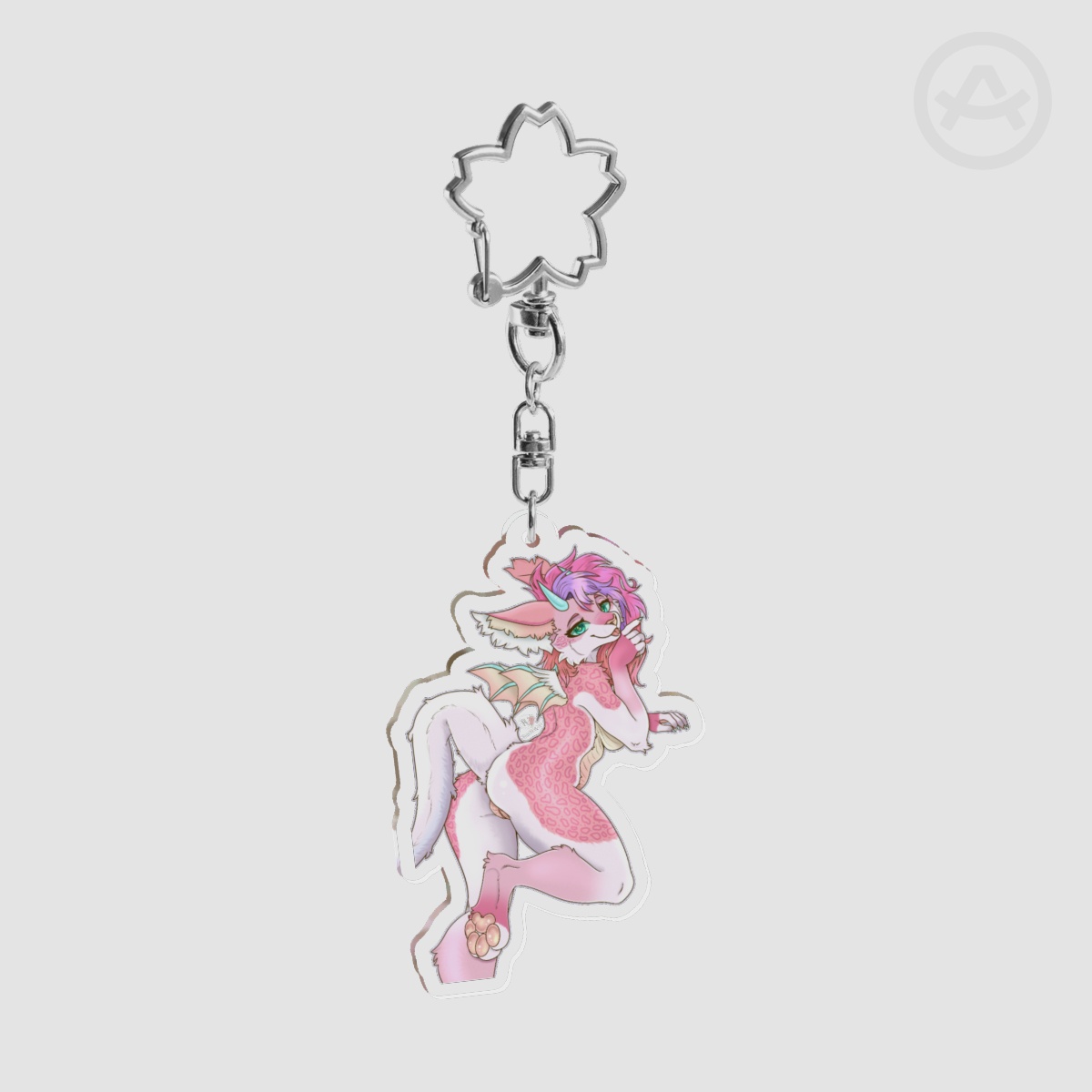 Cake keychain