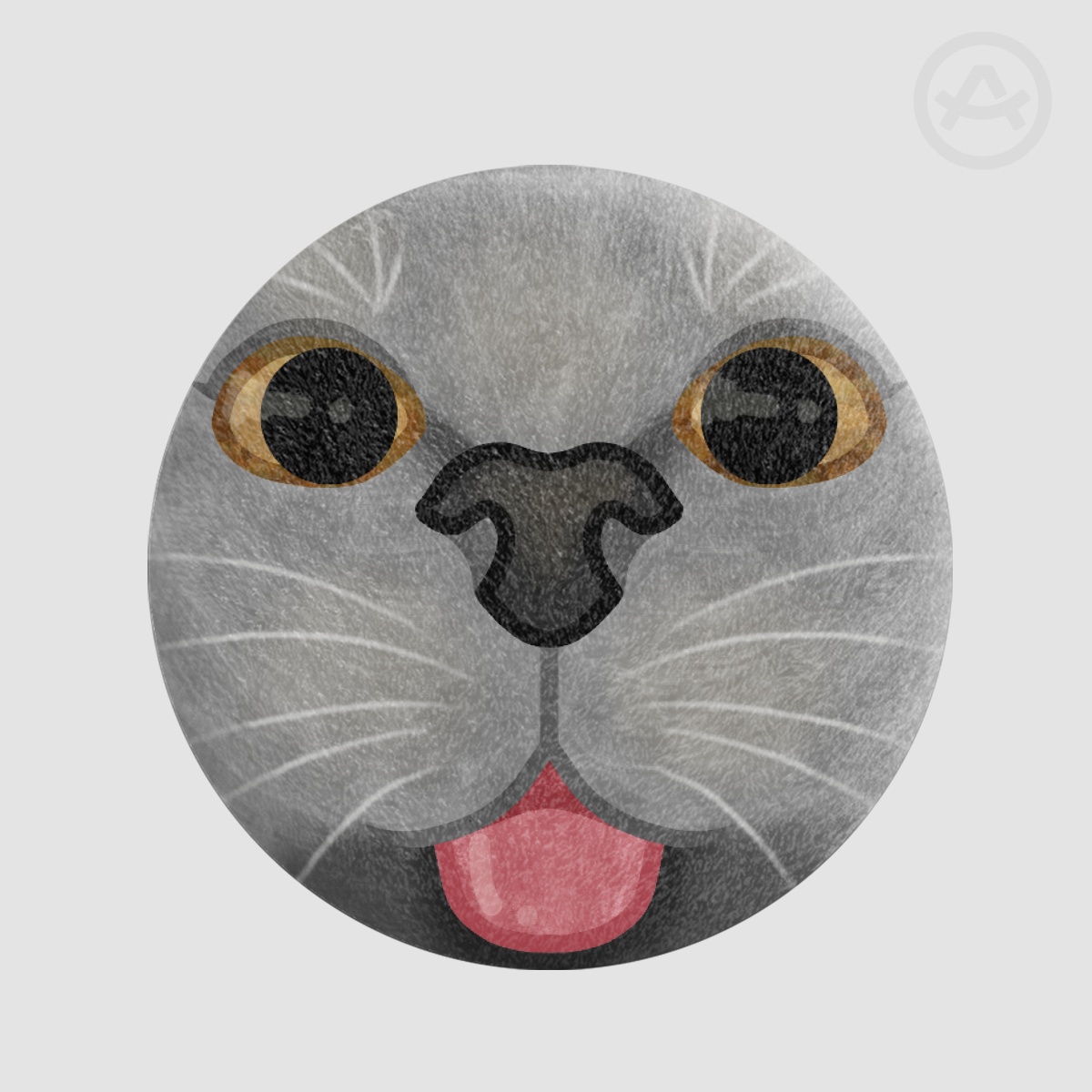 Blep Cat (Scottish Fold) | Pin