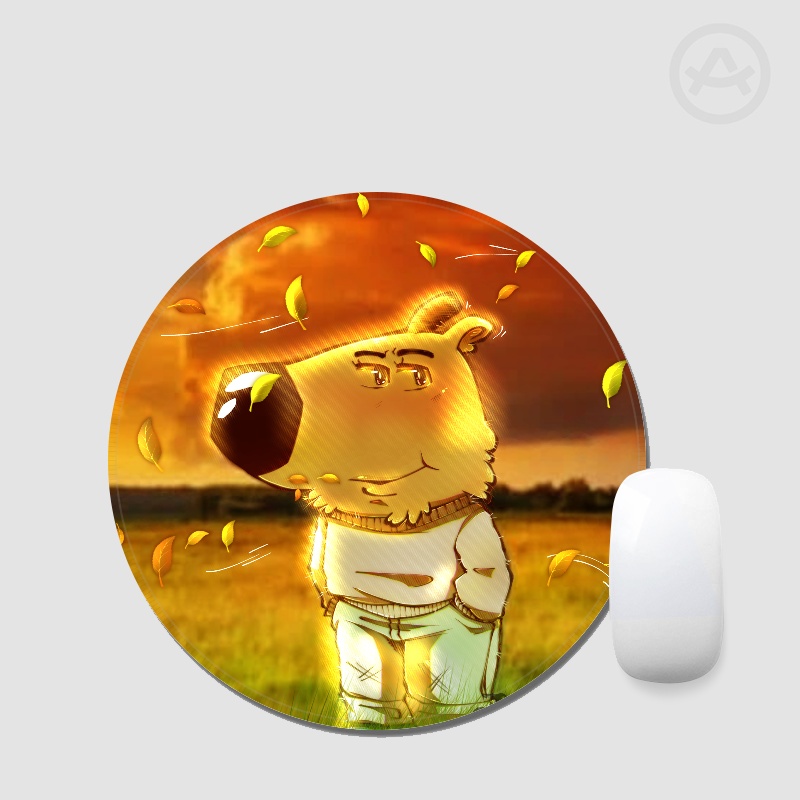 Chill guy Round Mouse Pad
