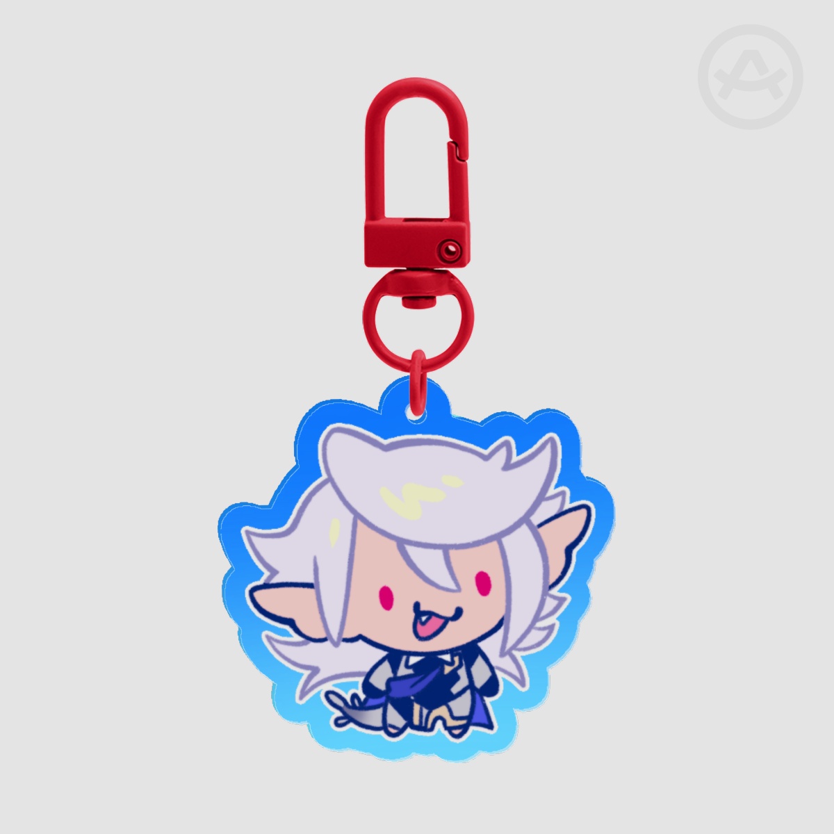 Male Corrin Clear Acrylic Keychain