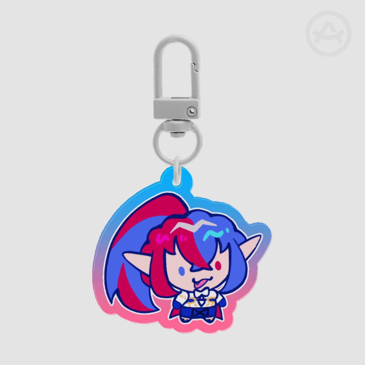 Female Alear Clear Acrylic Keychain