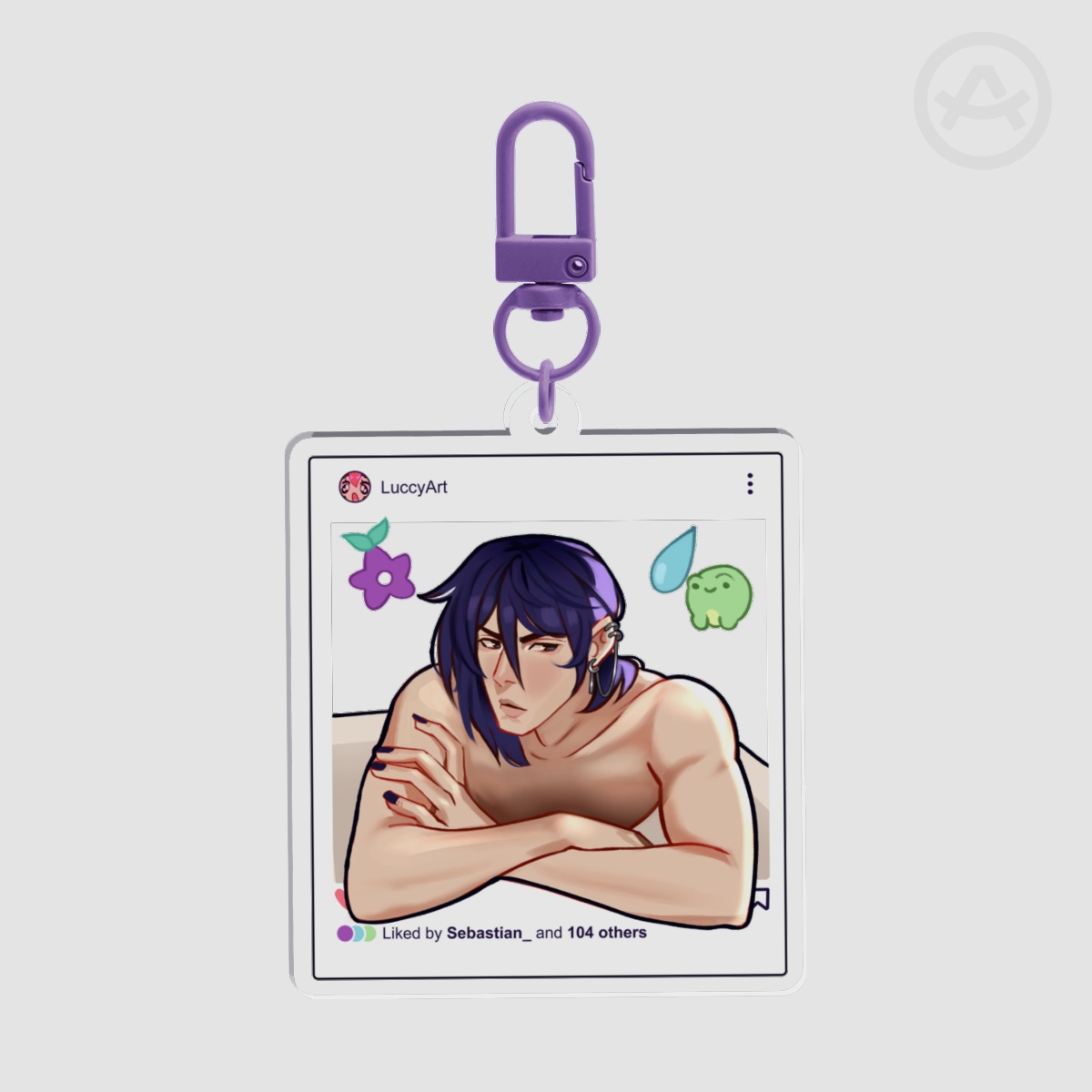 Sebastián Instagram Post Keychains