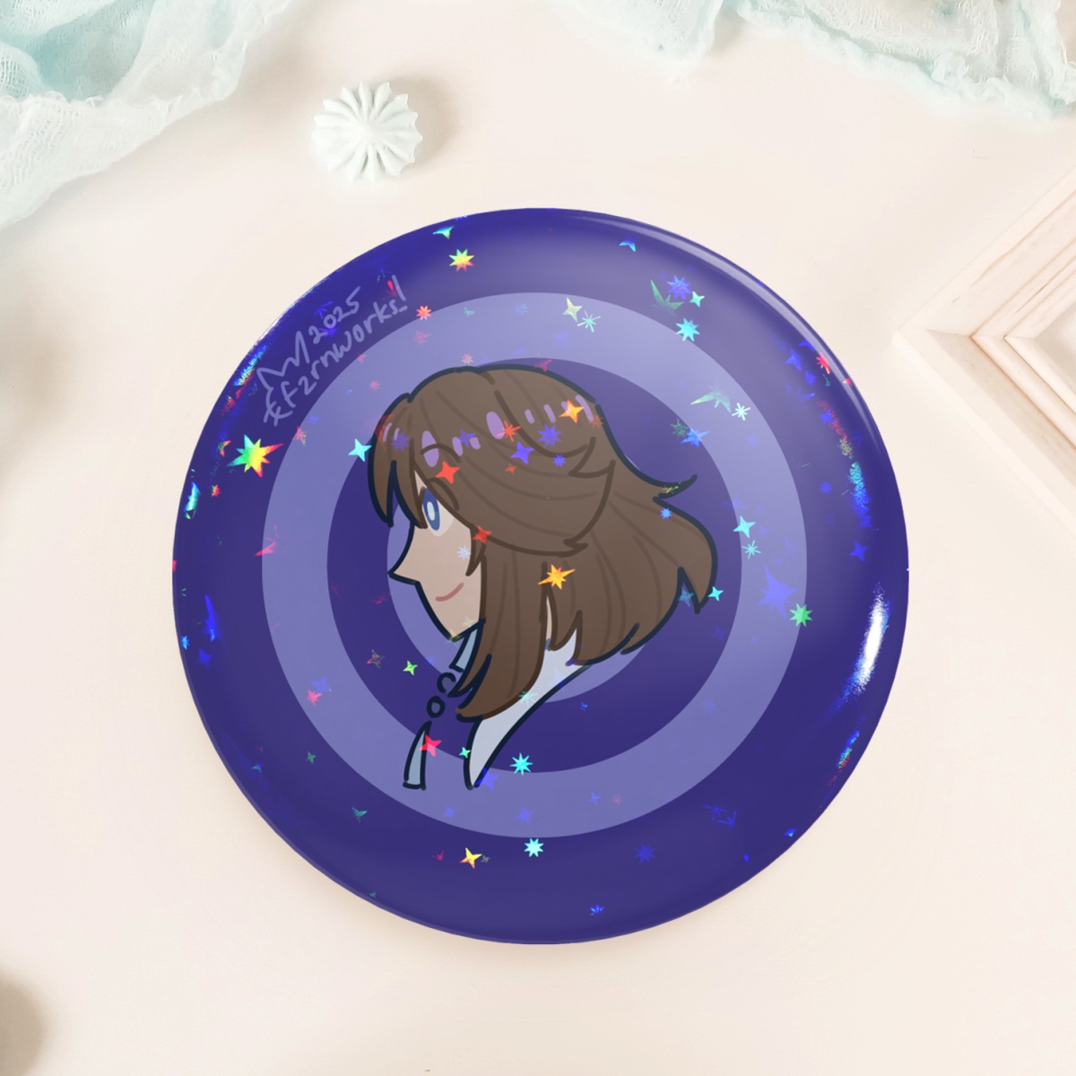 FF10 badge - Yuna