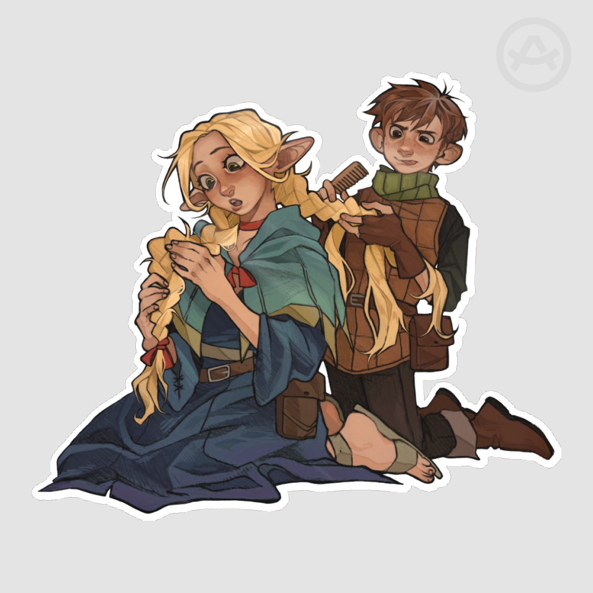 marcille and chilchuck sticker