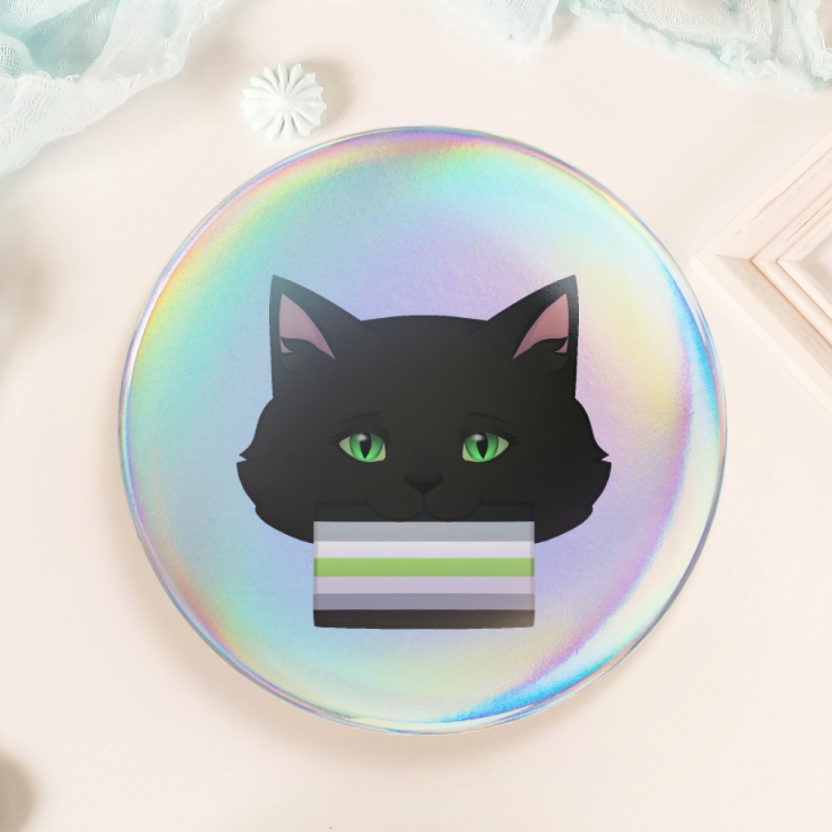 Aromantic (Button Pin)