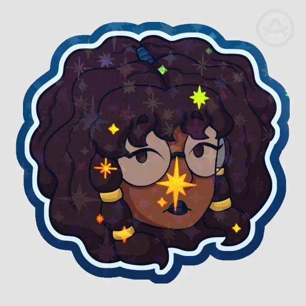 Zero to 100 - October Fern Holo Sticker