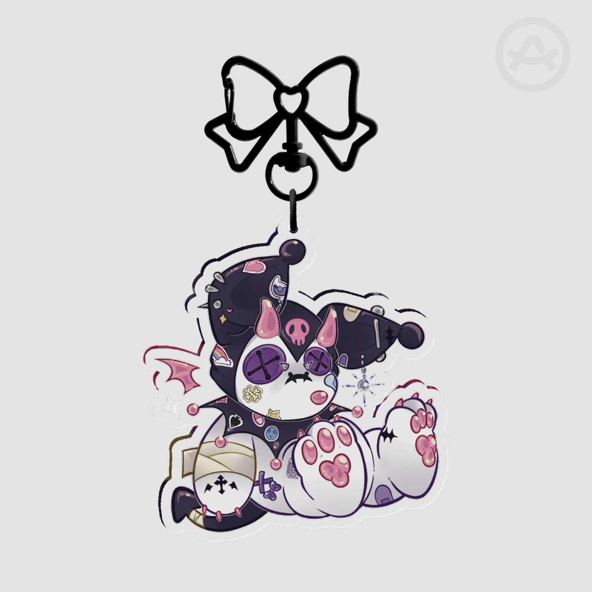 Kuromi Doll Keychain