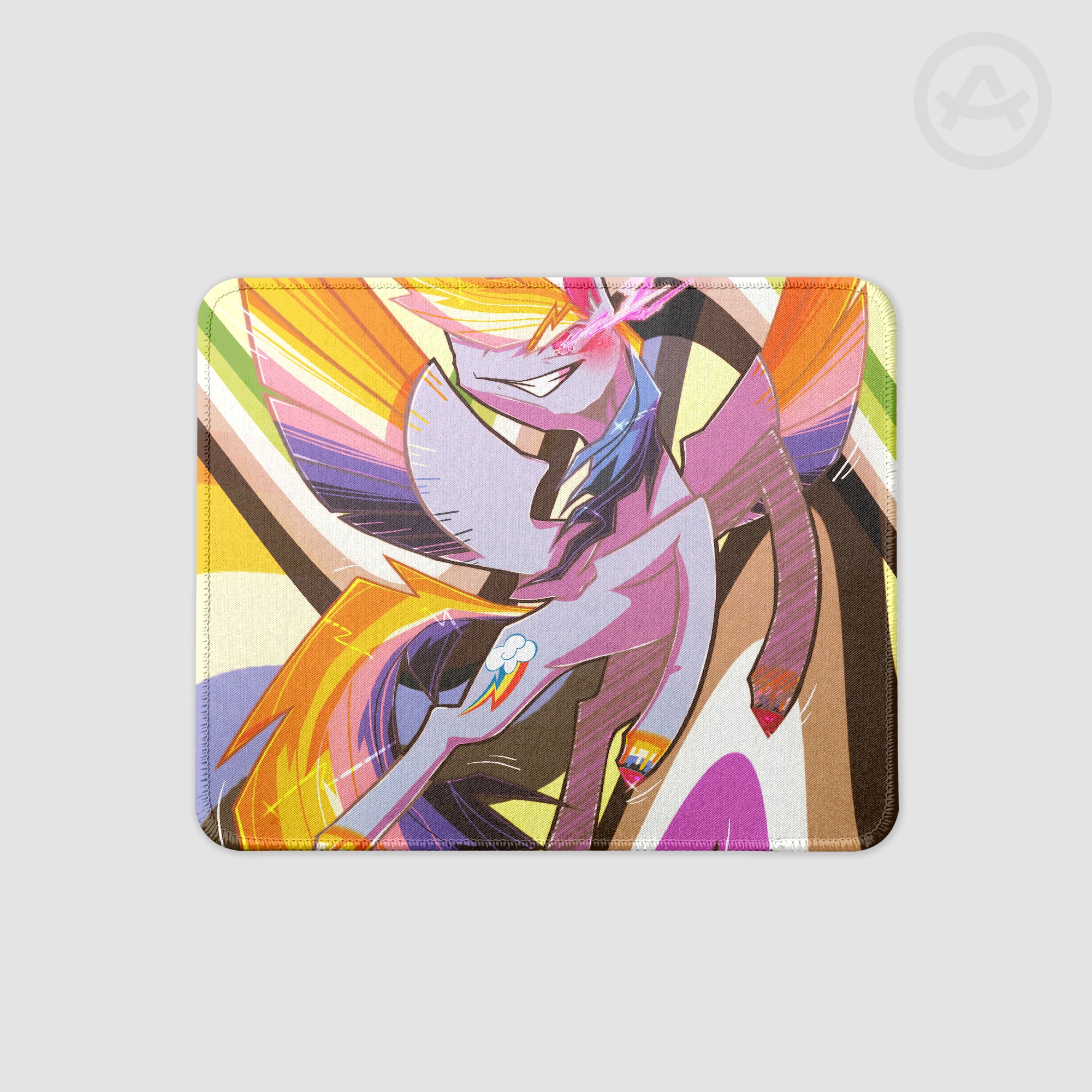 AroAce Rainbow Square Mouse Pad