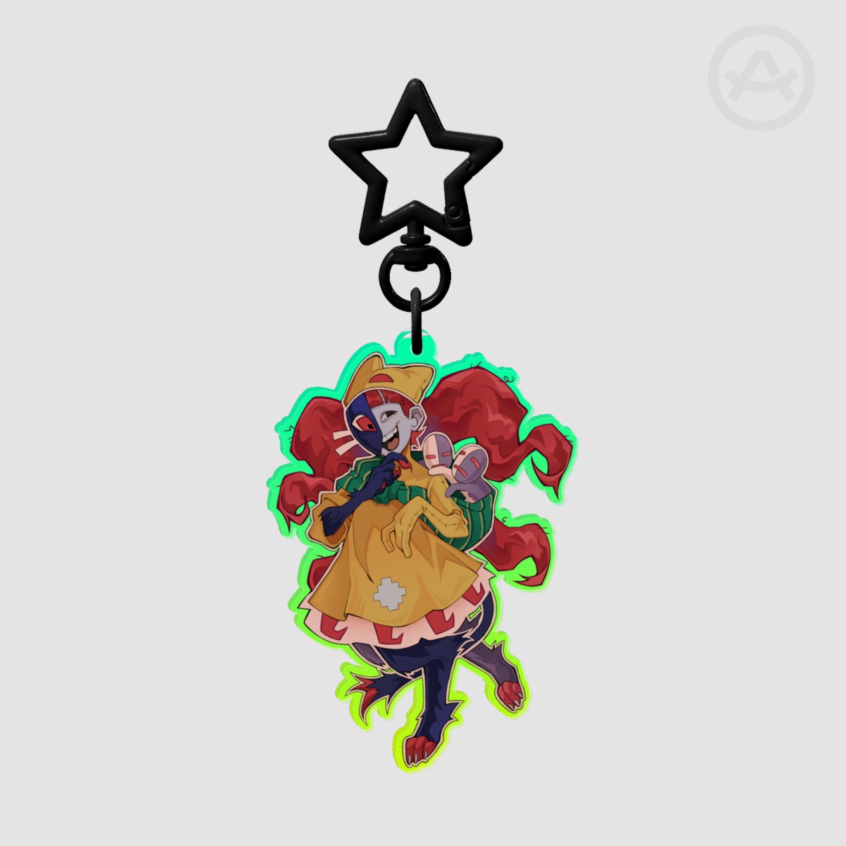 taski maiden acrylic keychain