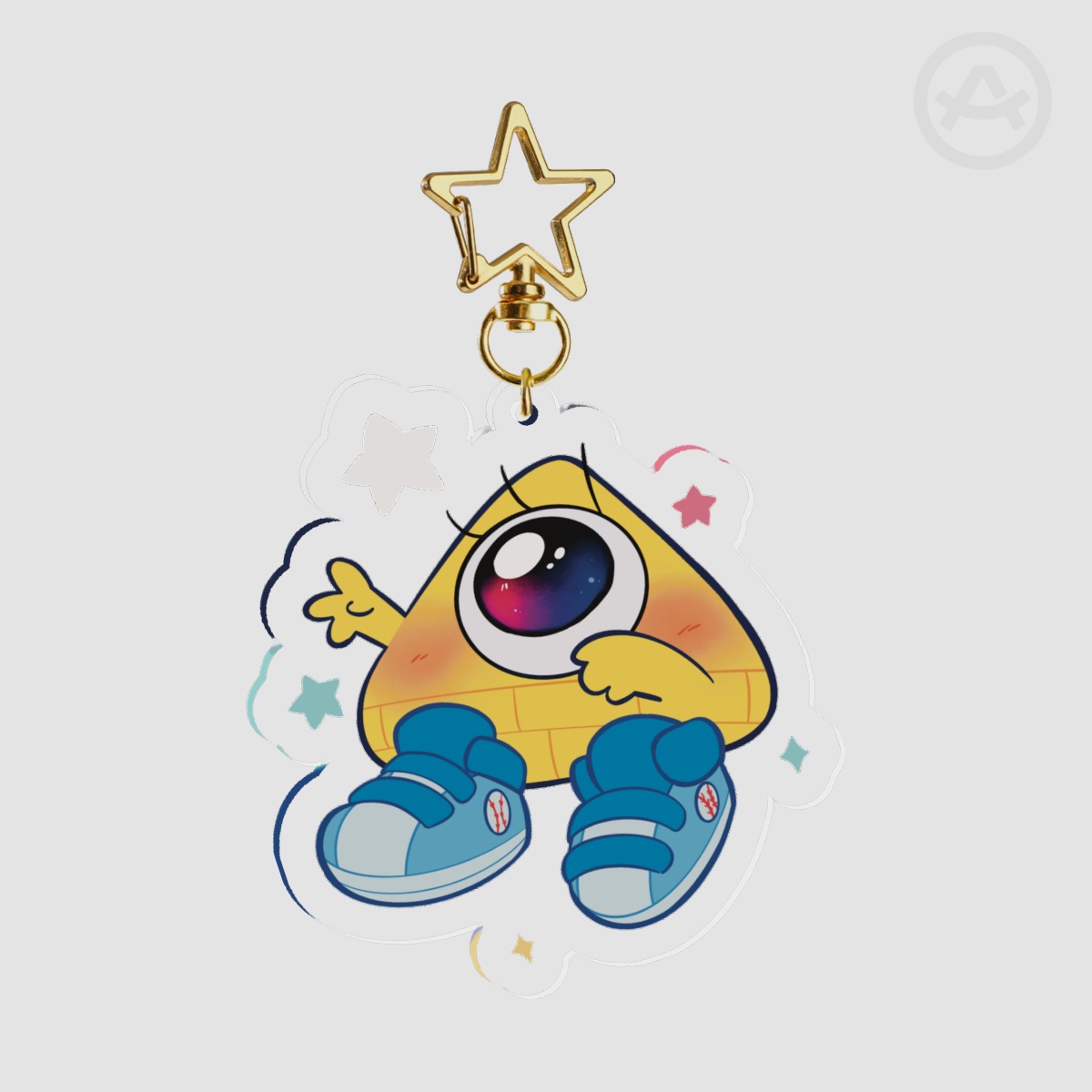 Baby Bill Cipher Clear Acrylic Charm